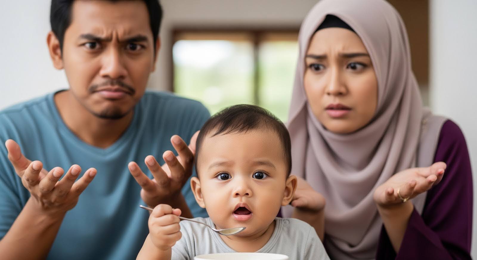 Bubur kosong vs Puri – yang mana lagi bagus untuk bayi 6 bulan mula makan?